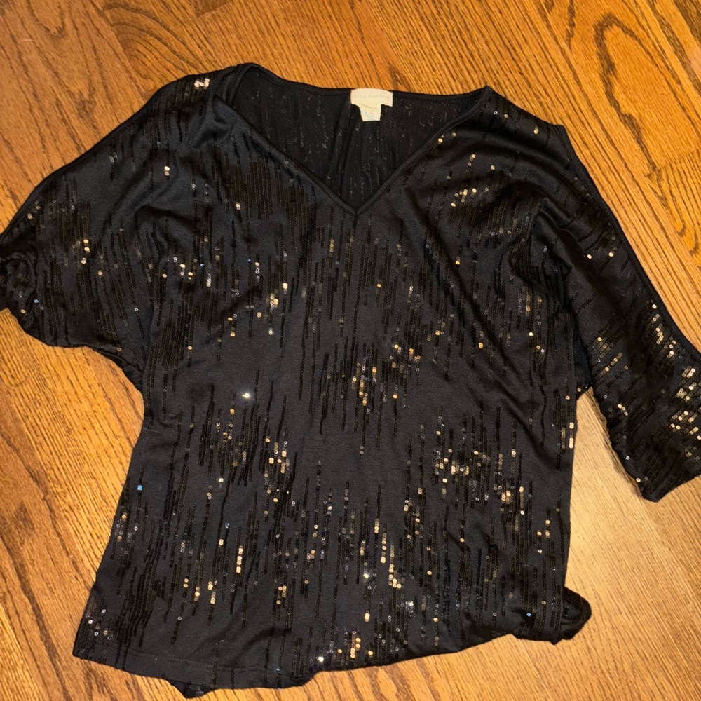 Black sparkly shirt